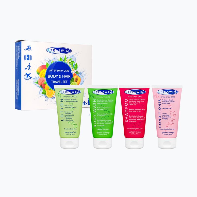 Set de cosmetice pentru corp și păr TRISWIM Travel 3