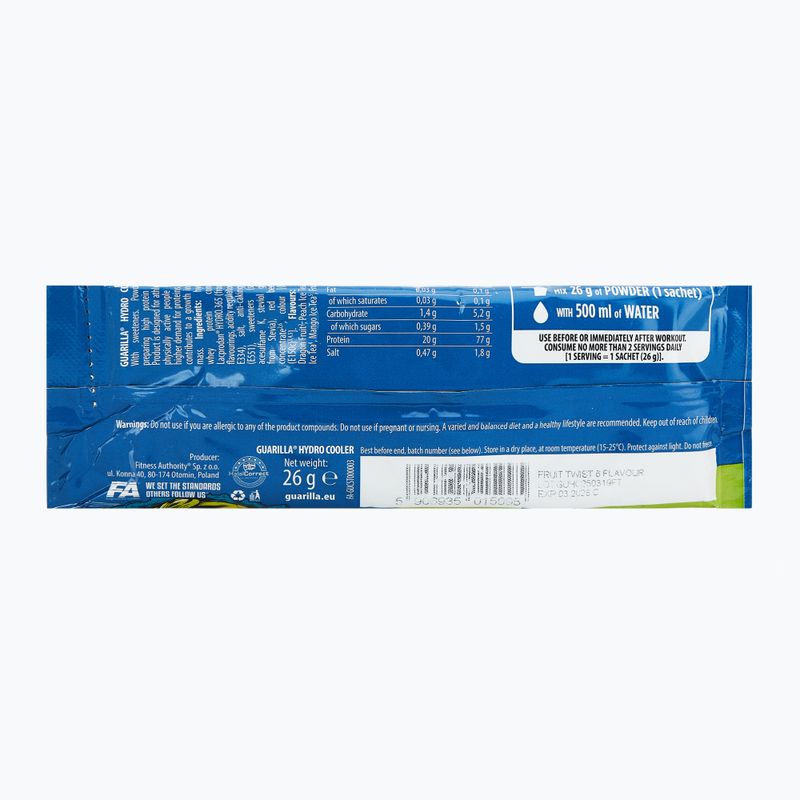 Balsam proteic Fitness Authority Guarilla Hydro Cooler 26 g fruit twist 2