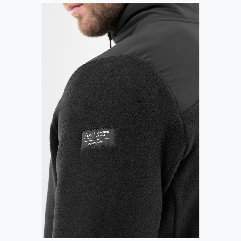 Bluză fleece pentru bărbați Viking Migano black 5