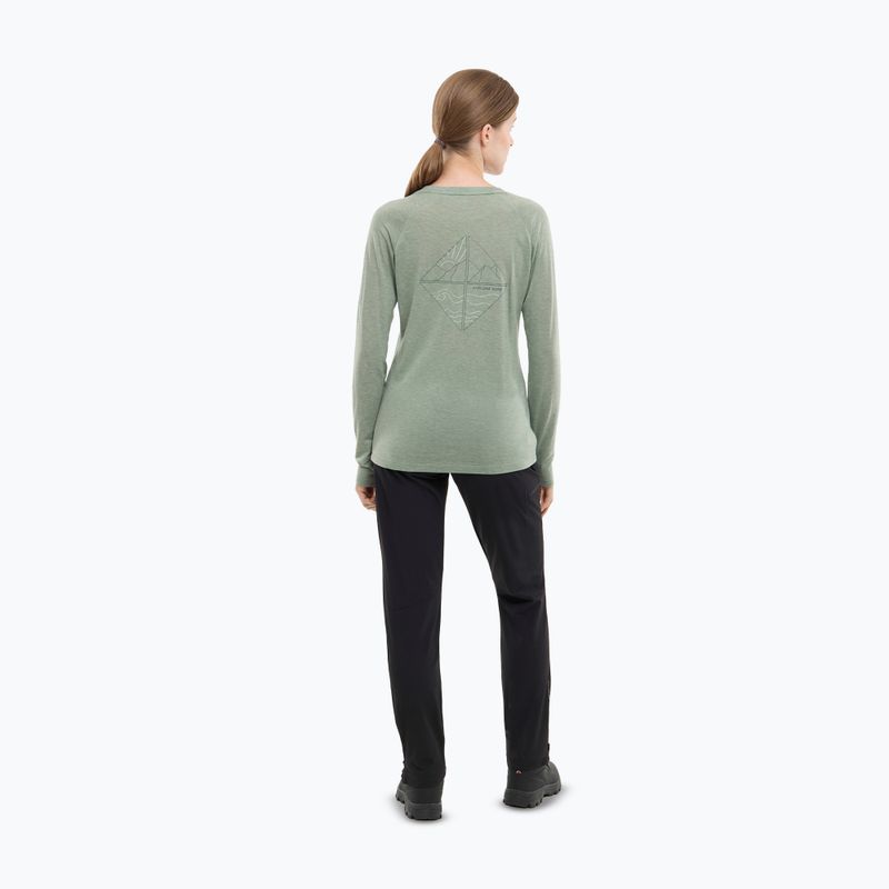 Longsleeve termoactiv pentru femei Viking Andali green 3