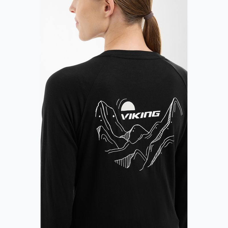 Longsleeve termoactiv pentru femei Viking Andali black 5