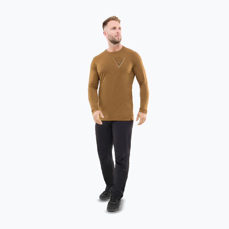 Longsleeve termoactiv pentru bărbați Viking Andali brown 2