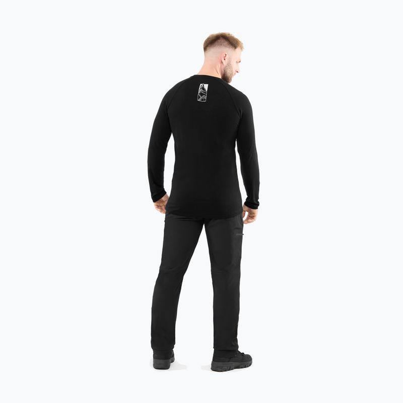 Longsleeve termoactiv pentru bărbați Viking Andali black 3