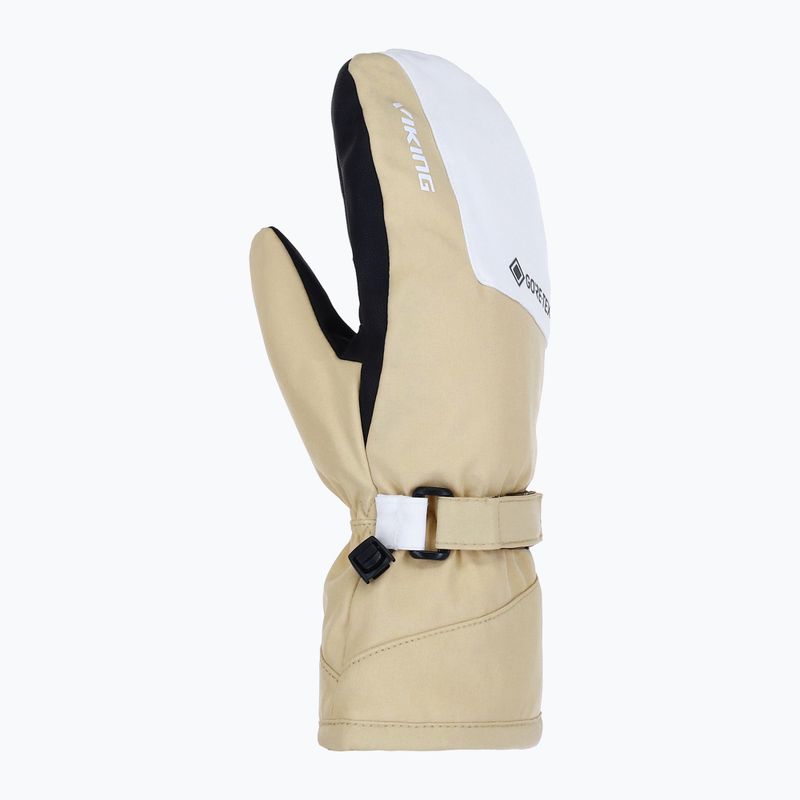 Mănuși de schi pentru femei Viking Sherpa 2.0 Gore-Tex Mitten Ski beige/white 2