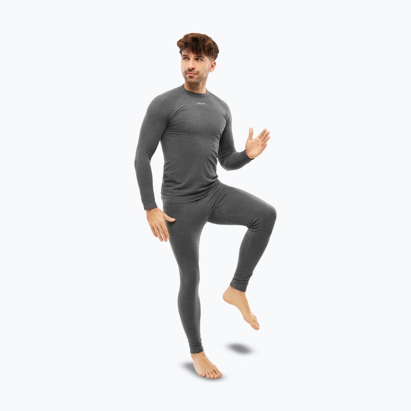 Set lenjerie termică pentru bărbați Viking Tendedark grey 3