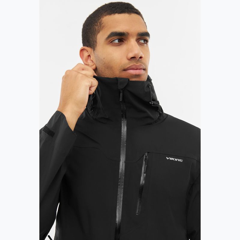 Geacă de ploaie pentru bărbați Viking Trek Pro 2.5 black 4