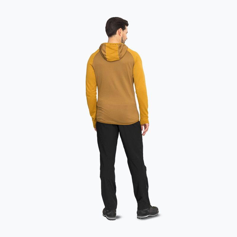 Bluză de trekking pentru bărbați Viking Birger Hoodie light brown/yellow 3