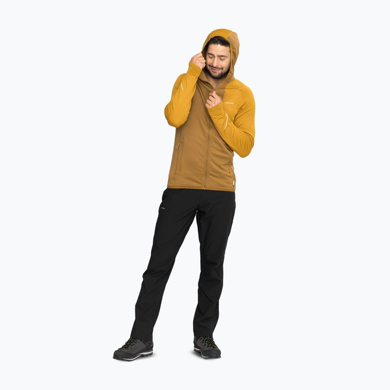 Bluză de trekking pentru bărbați Viking Birger Hoodie light brown/yellow 4