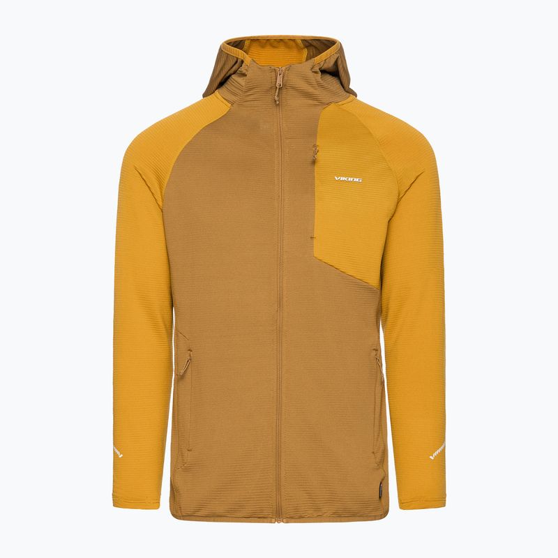 Bluză de trekking pentru bărbați Viking Birger Hoodie light brown/yellow 8