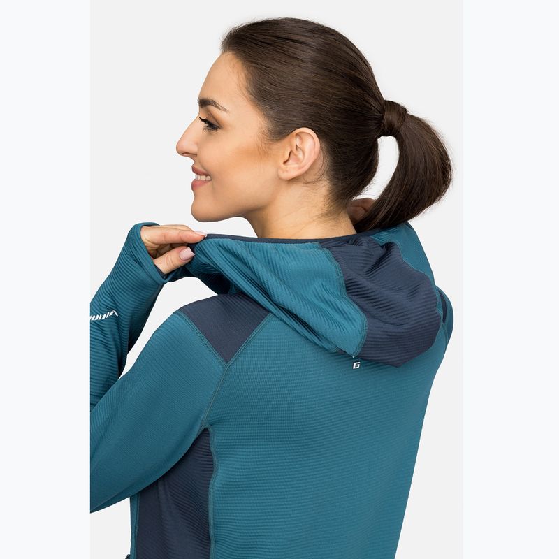 Bluză de trekking pentru femei Viking Birger Hoodie blue/navy 5