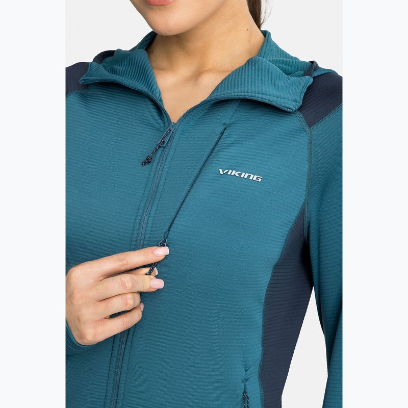 Bluză de trekking pentru femei Viking Birger Hoodie blue/navy 6