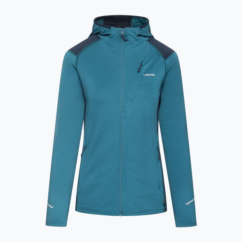 Bluză de trekking pentru femei Viking Birger Hoodie blue/navy 8
