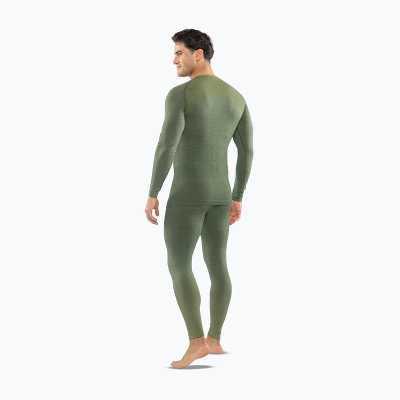 Set de lenjerie termoactivă pentru bărbați Viking Altis Base Layer dark green 2