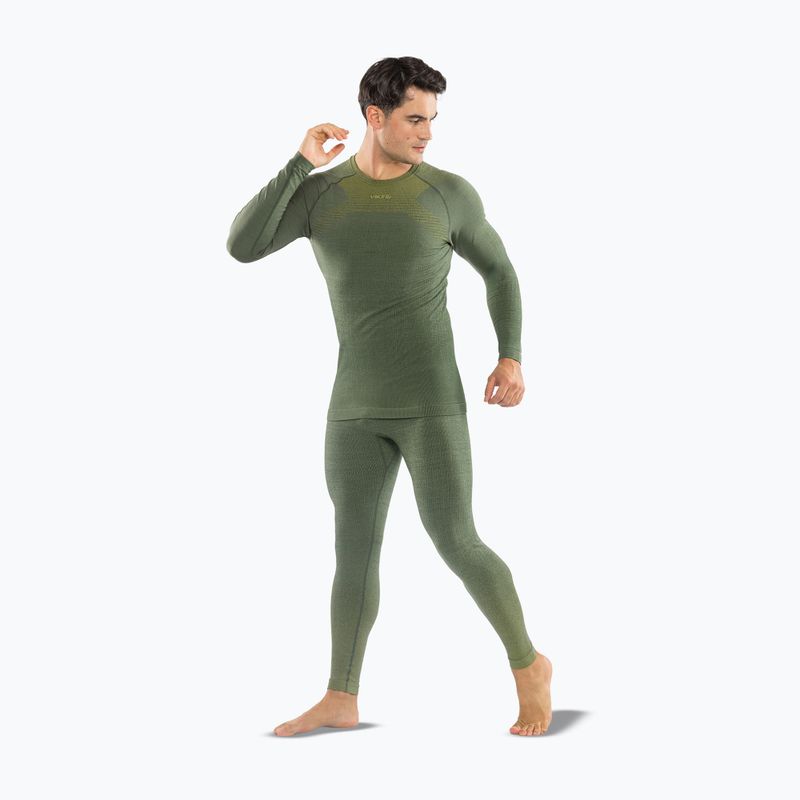 Set de lenjerie termoactivă pentru bărbați Viking Altis Base Layer dark green 3