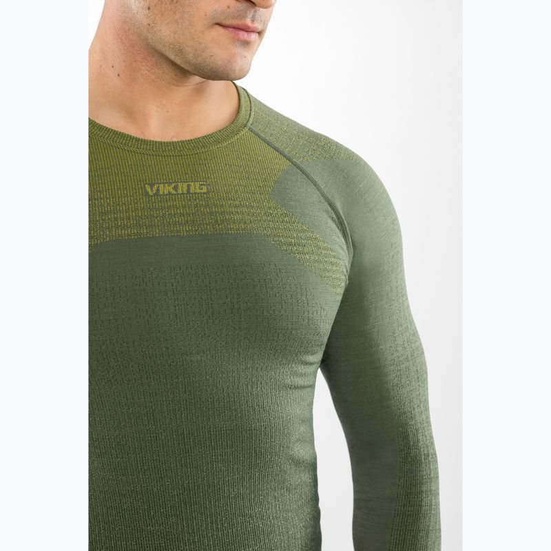 Set de lenjerie termoactivă pentru bărbați Viking Altis Base Layer dark green 4