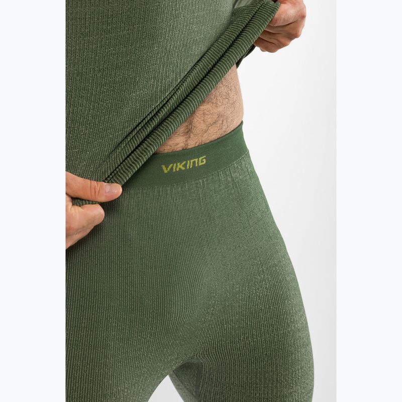 Set de lenjerie termoactivă pentru bărbați Viking Altis Base Layer dark green 6