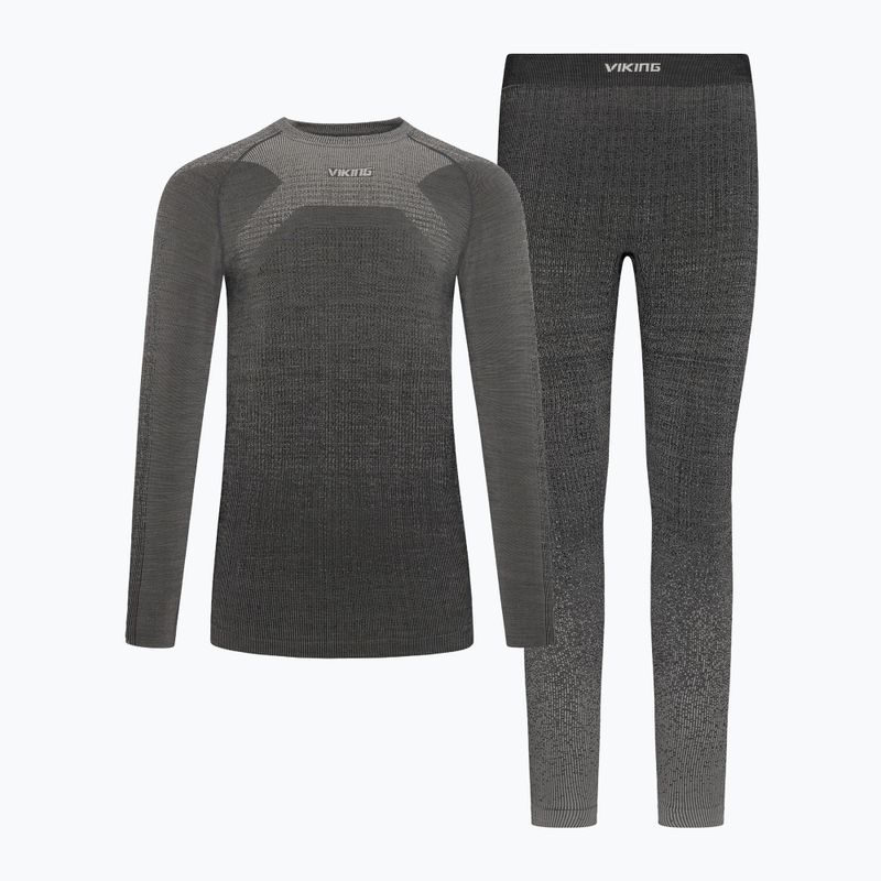 Set de lenjerie termoactivă pentru bărbați Viking Altis Base Layer black 7