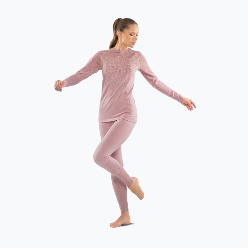 Set de lenjerie termoactivă pentru femei Viking Altis Base Layer pink 3