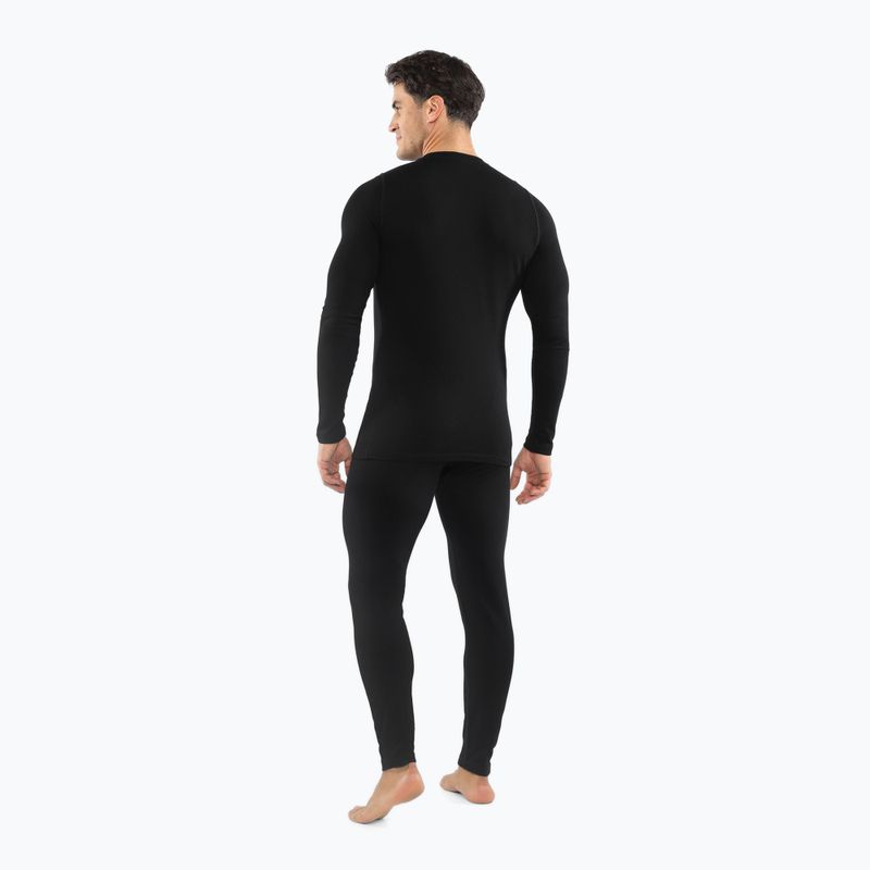 Set de lenjerie termoactivă pentru bărbați Viking Meriboo Base Layer black 2