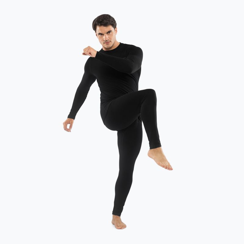 Set de lenjerie termoactivă pentru bărbați Viking Meriboo Base Layer black 3