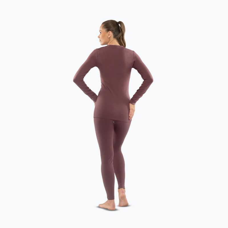 Set de lenjerie termoactivă pentru femei Viking Meriboo Base Layer pink 2