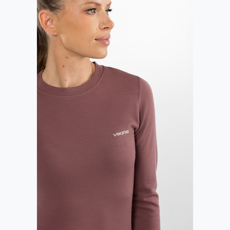 Set de lenjerie termoactivă pentru femei Viking Meriboo Base Layer pink 4