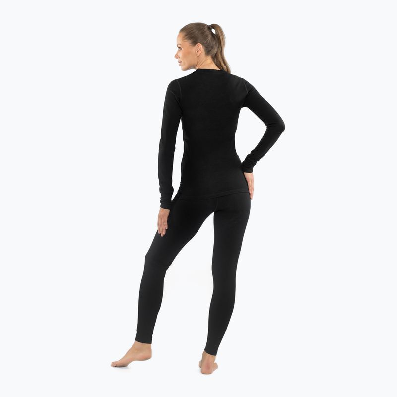 Set de lenjerie termoactivă pentru femei Viking Meriboo Base Layer black 2