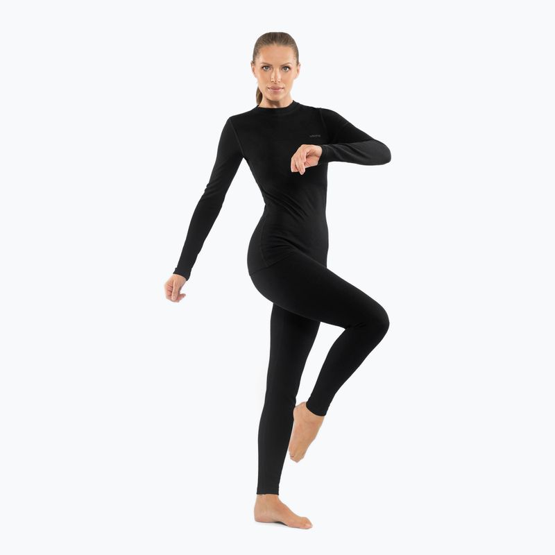Set de lenjerie termoactivă pentru femei Viking Meriboo Base Layer black 3
