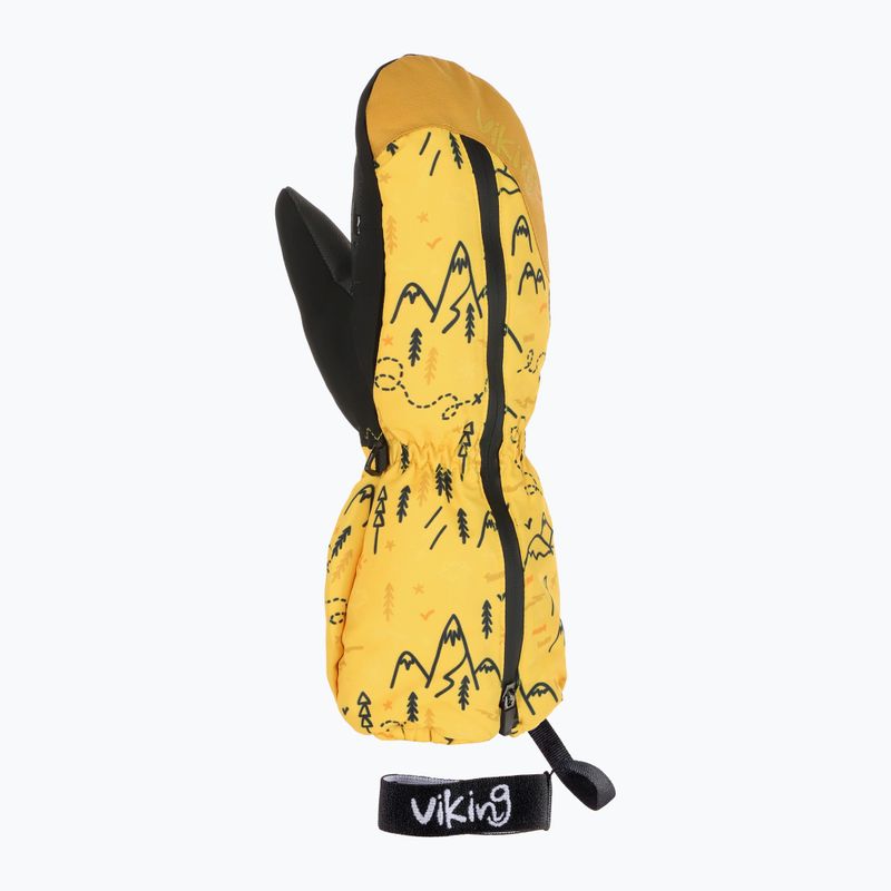 Mănuși de schi pentru copii Viking Snoppy Yellow 2