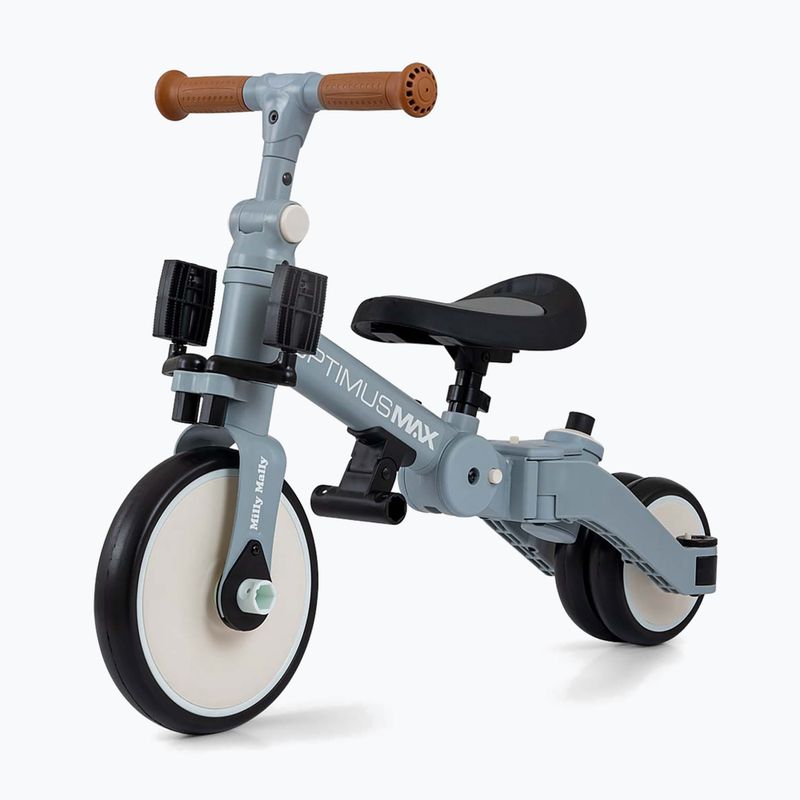 Bicicletă de echilibru pentru copii Milly Mally 5w1 Optimus Max denim 4