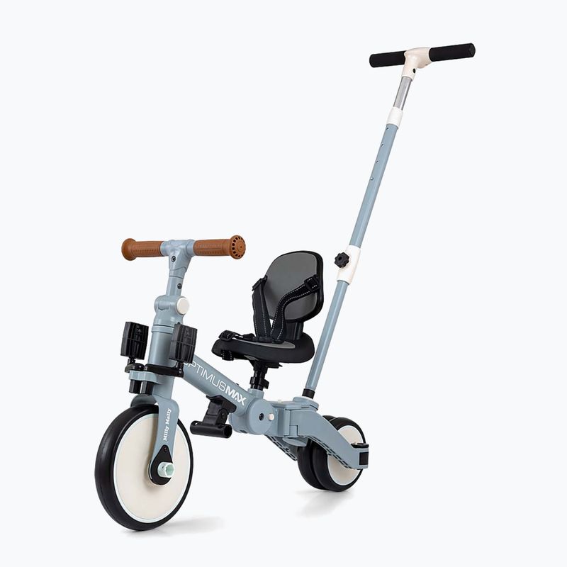 Bicicletă de echilibru pentru copii Milly Mally 5w1 Optimus Max denim 9
