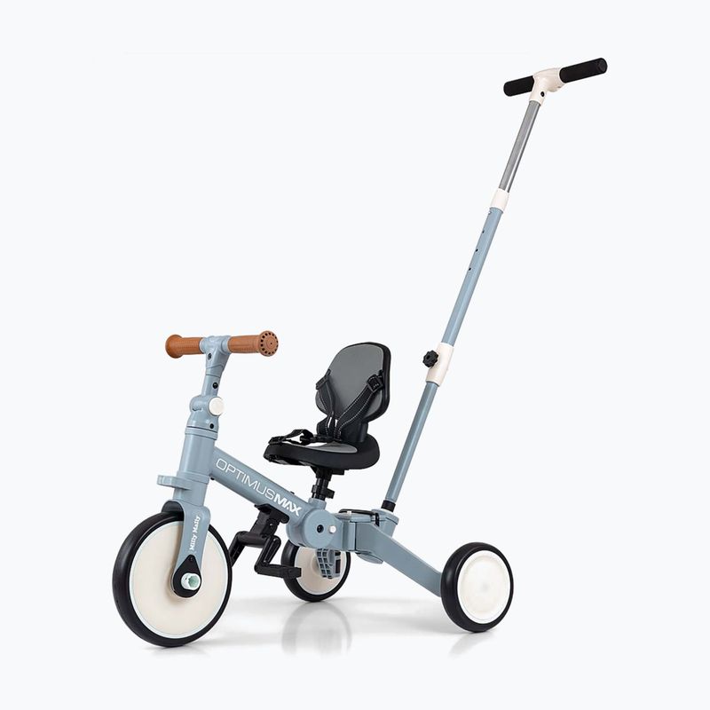 Bicicletă de echilibru pentru copii Milly Mally 5w1 Optimus Max denim 10