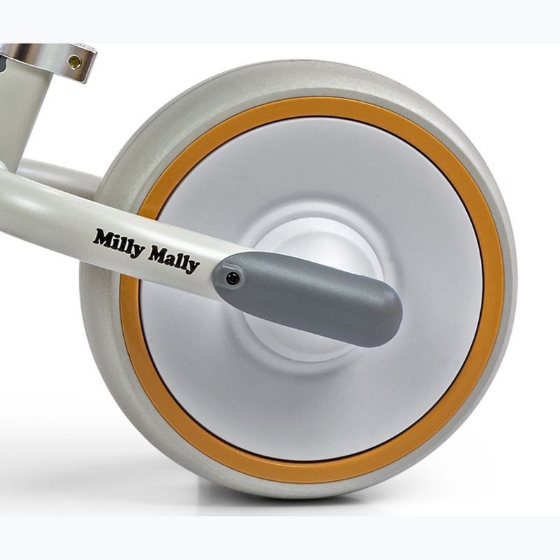 Bicicletă de echilibru pentru copii Milly Mally Skippy white 6