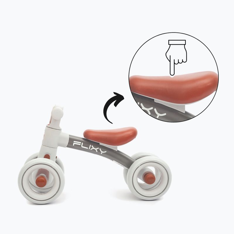 Bicicletă de echilibru pentru copii Milly Mally Flixy cream 12