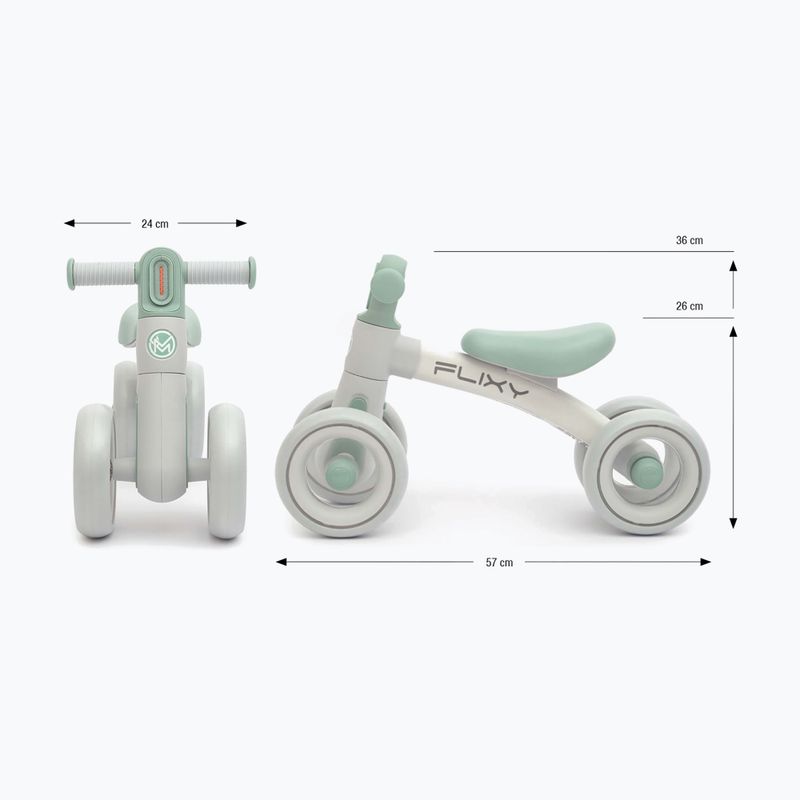 Bicicletă de echilibru pentru copii Milly Mally Flixy mint 2