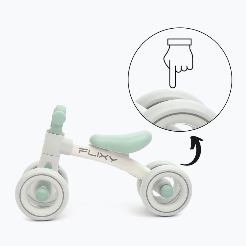 Bicicletă de echilibru pentru copii Milly Mally Flixy mint 12