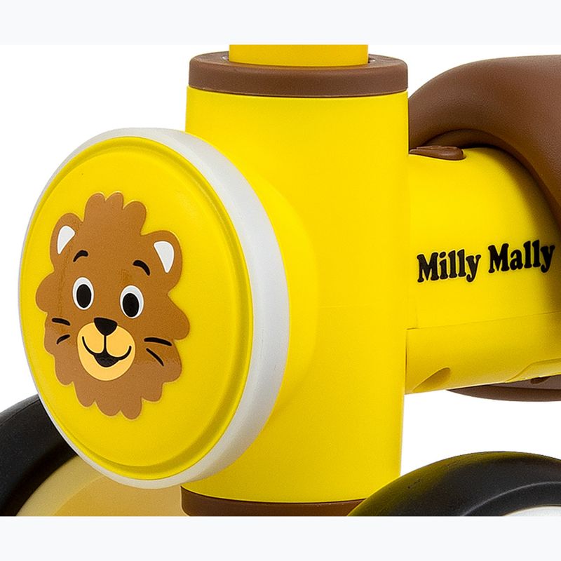 Bicicletă de echilibru pentru copii Milly Mally York yellow 7