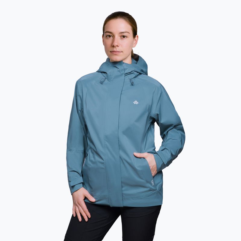 Geacă de ploaie pentru femei Alpinus Selenga gri/salvie