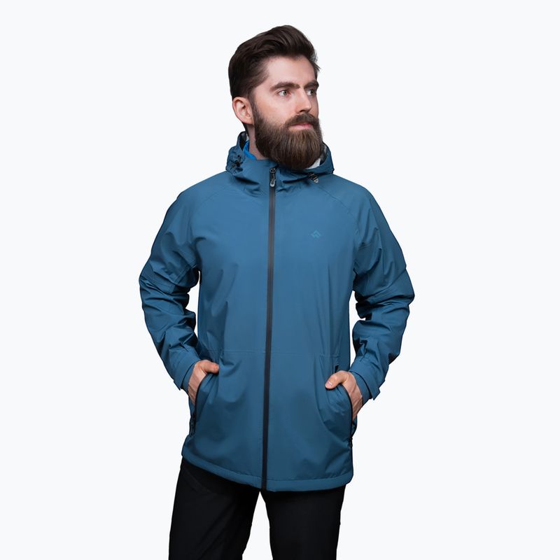 Geacă de ploaie pentru bărbați Alpinus Girdiman albastru 3