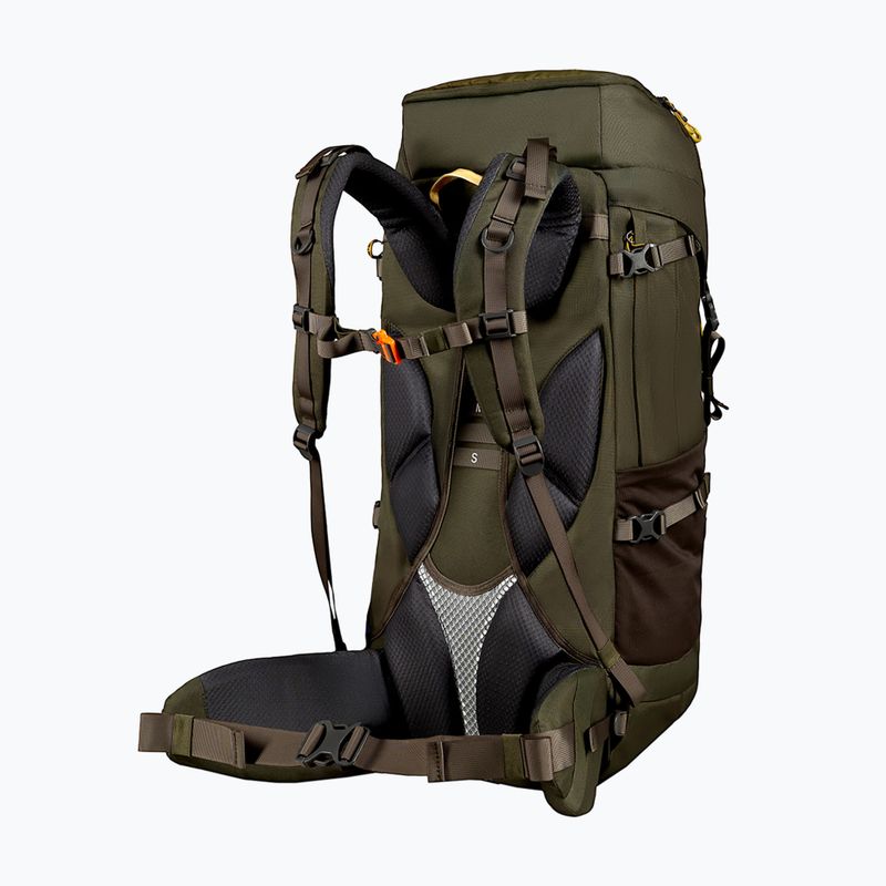 Rucsac de trekking Alpinus Pinnacle 65 oliwkowy 2