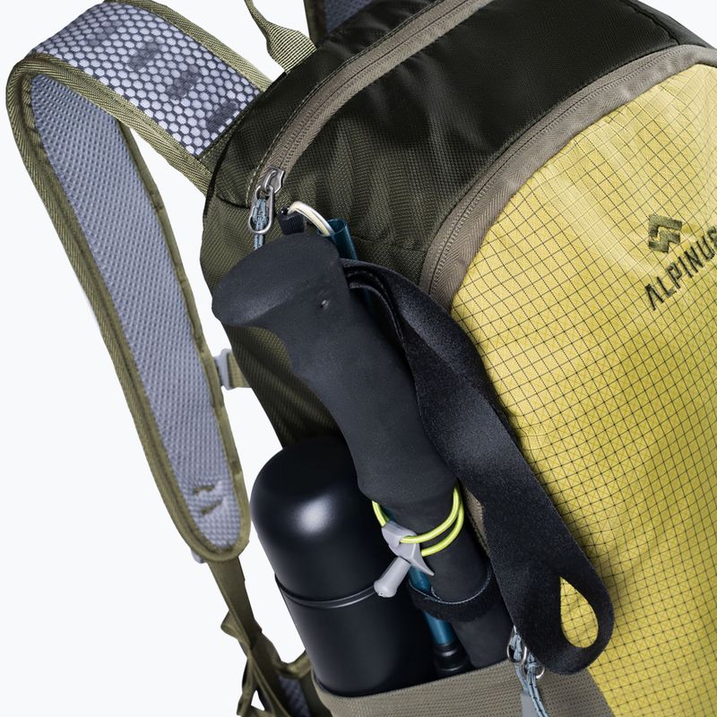 Rucsac de drumeții Alpinus Anayet 25 l galben/verde 4