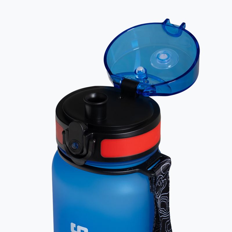 Sticla turistică Alpinus Trysil GOPR Edition 650 ml albastru/roșu 4