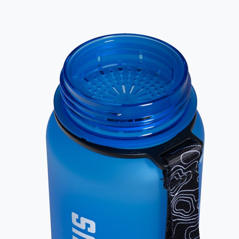 Sticla turistică Alpinus Trysil GOPR Edition 650 ml albastru/roșu 5