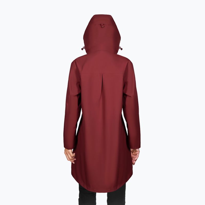 Palton de ploaie pentru femei Alpinus Urmia cărămiziu 2