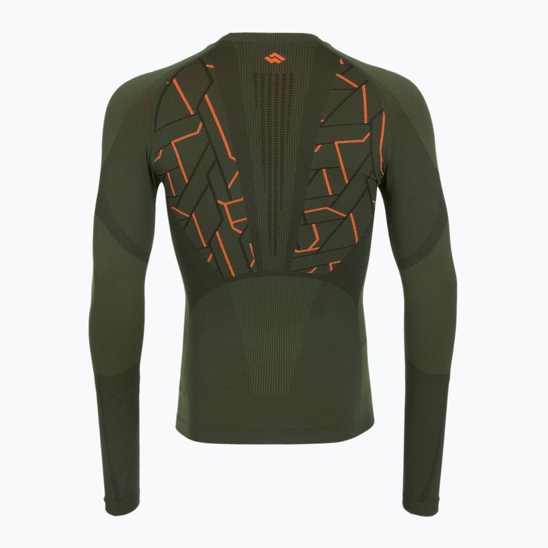 Set de lenjerie termoactivă pentru bărbați Alpinus Tactical Gausdal Set verde/portocaliu 12