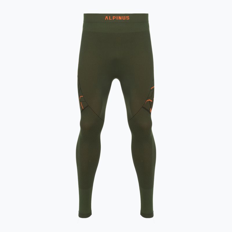 Set de lenjerie termoactivă pentru bărbați Alpinus Tactical Gausdal Set verde/portocaliu 15