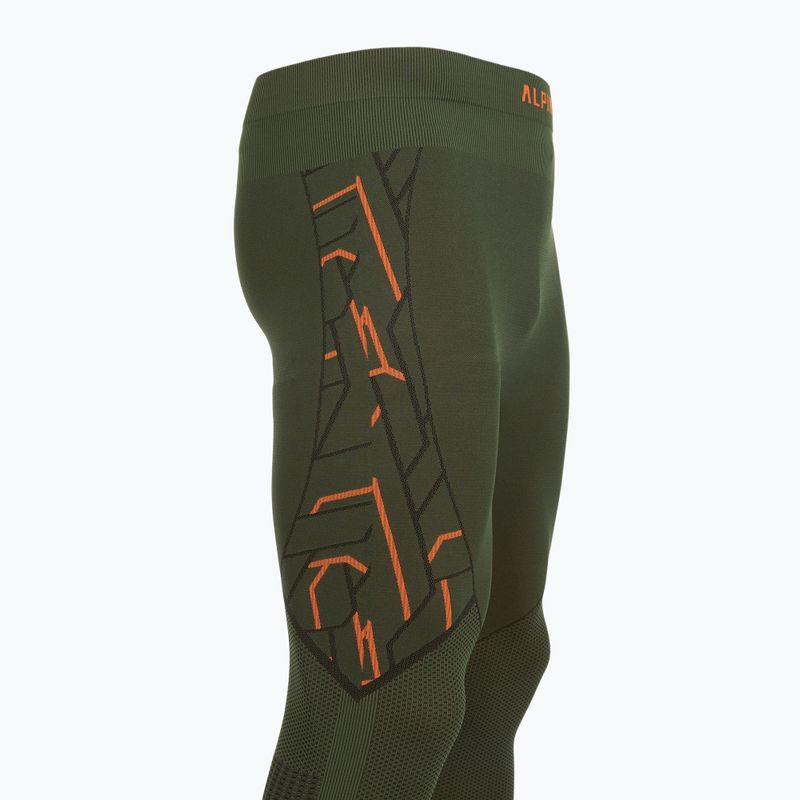 Set de lenjerie termoactivă pentru bărbați Alpinus Tactical Gausdal Set verde/portocaliu 17
