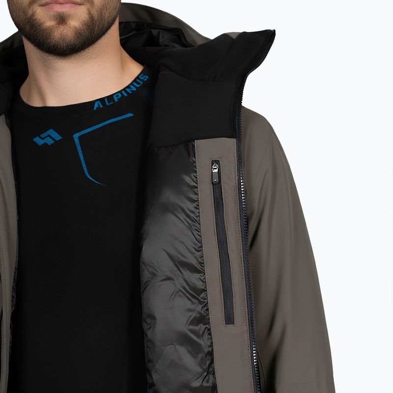Palton de ploaie pentru bărbați Alpinus Ararat măsliniu 5