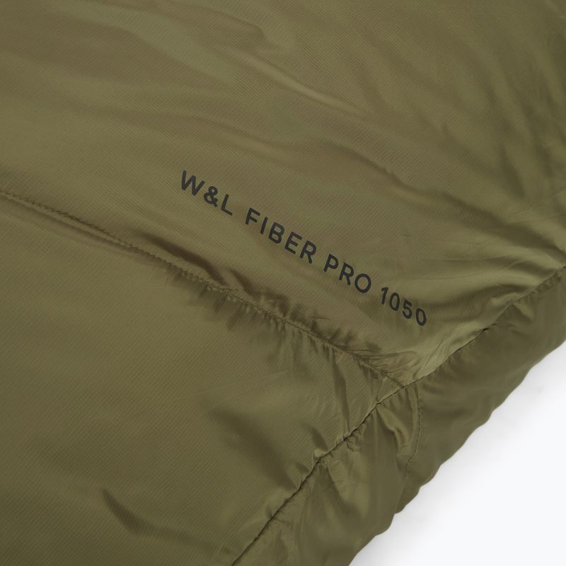 Sac de dormit Alpinus Wide & Long Fiber Pro 1050 230 cm/dreapta verde pin 8