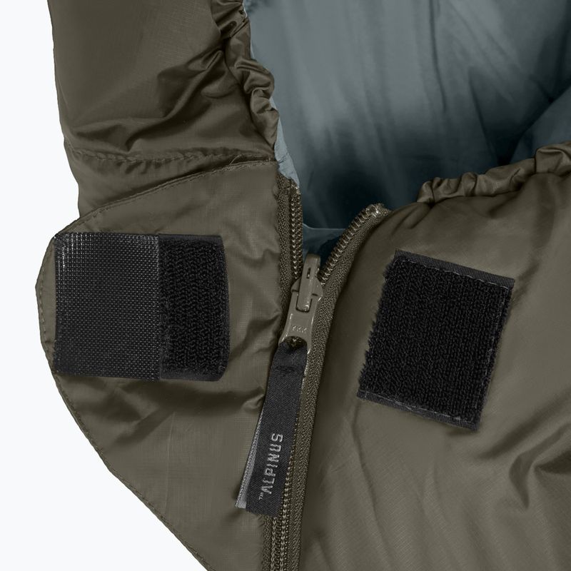 Sac de dormit Alpinus Wide & Long Fiber Pro 1250 215 cm/left olive 4